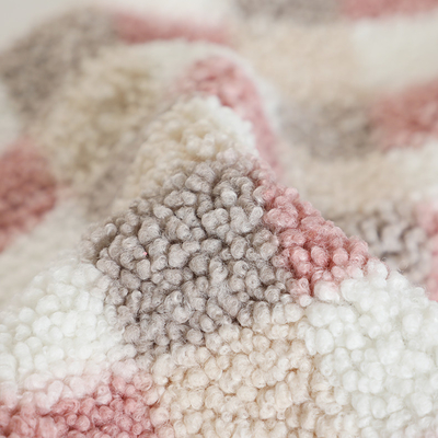 Ткань напечатанная шотландкой Sherpa ватки 300gsm для сумки Hometextile драпирования