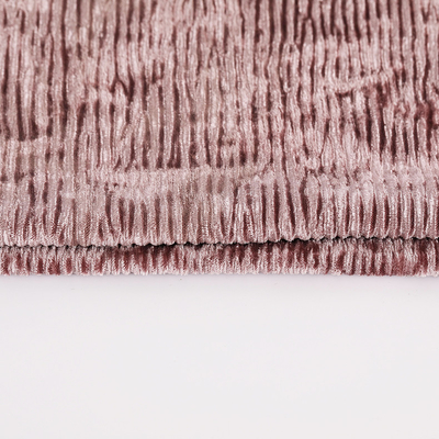 Твердым плиссированная Crinkle корейская ткань бархата связала 260gsm