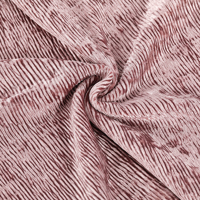 Твердым плиссированная Crinkle корейская ткань бархата связала 260gsm