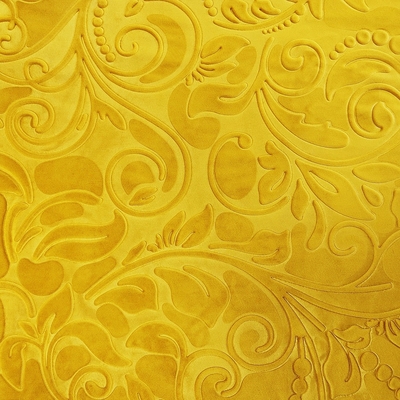 3D выбило ткань 320gsm 150D бархата Голландии софы