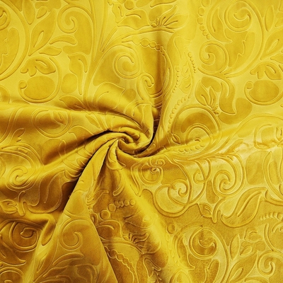 3D выбило ткань 320gsm 150D бархата Голландии софы